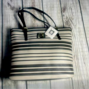 Black and White Anne Klein Tote